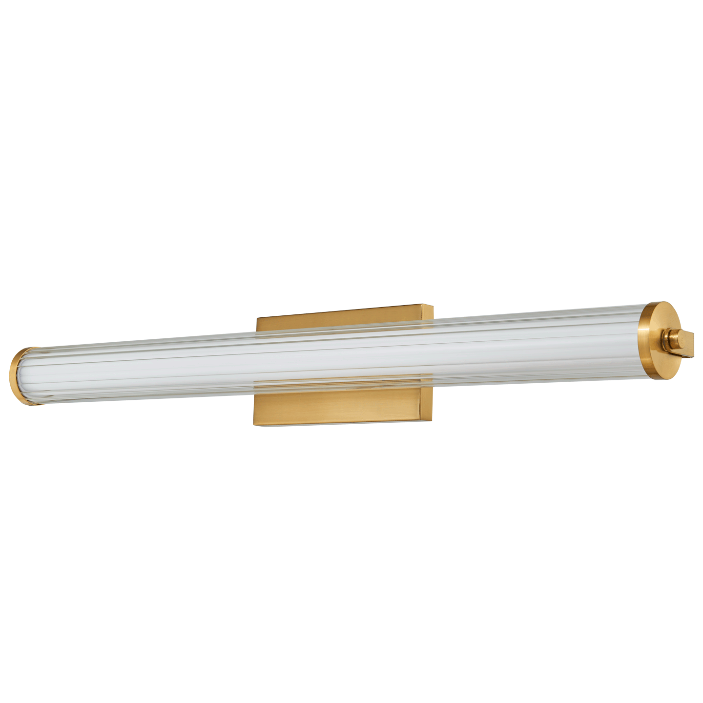 Medium Fluted Clear Glass Vanity - Image 9