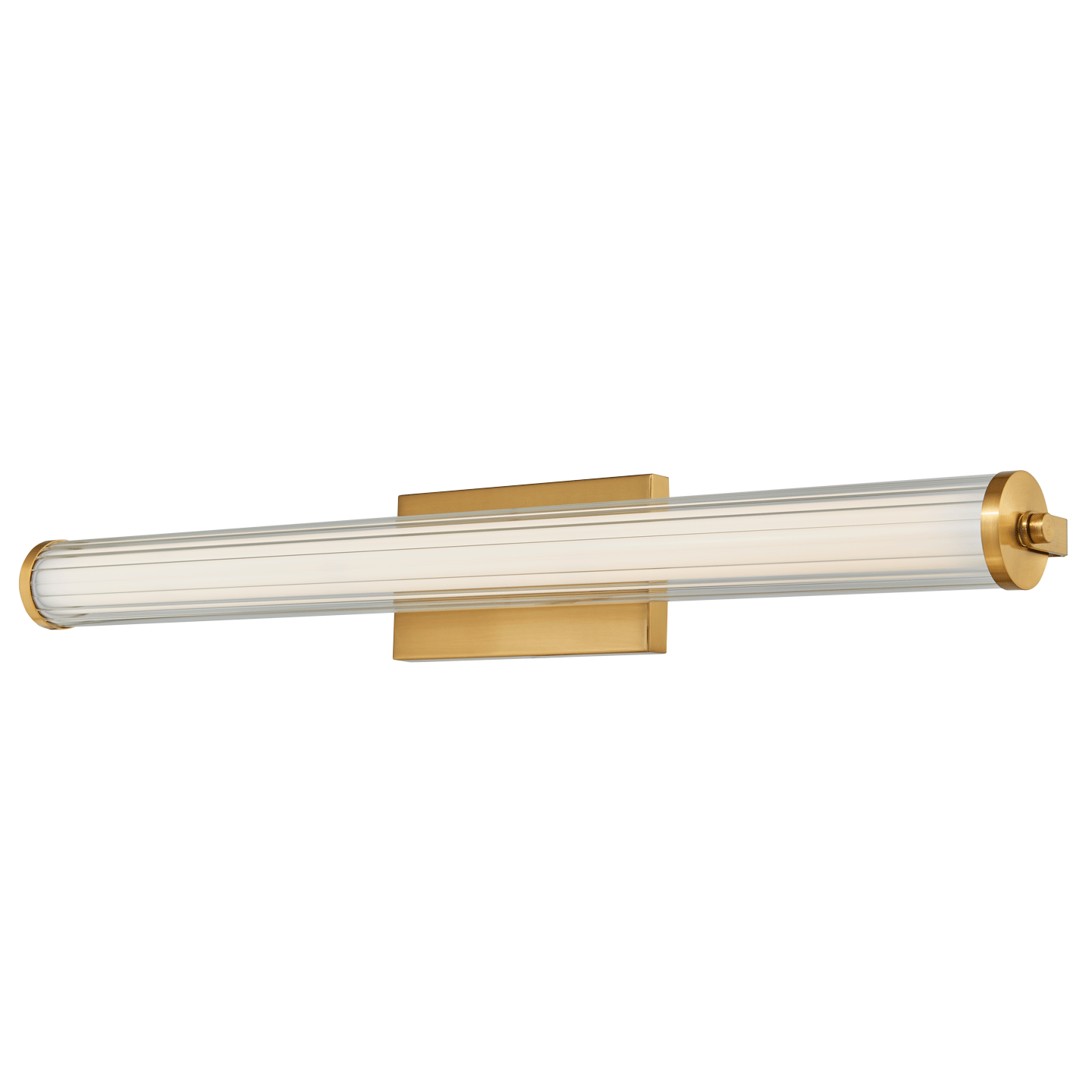 Medium Fluted Clear Glass Vanity - Image 11