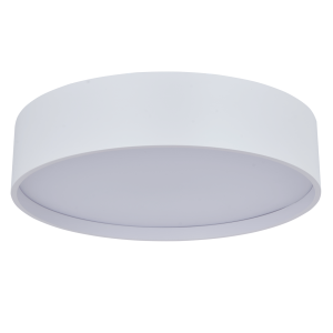 10" 3CCT Metal Cylinder Flushmount - MW-Matte White