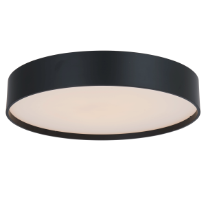 14" 3CCT Metal Cylinder Flushmount - MB-Matte Black