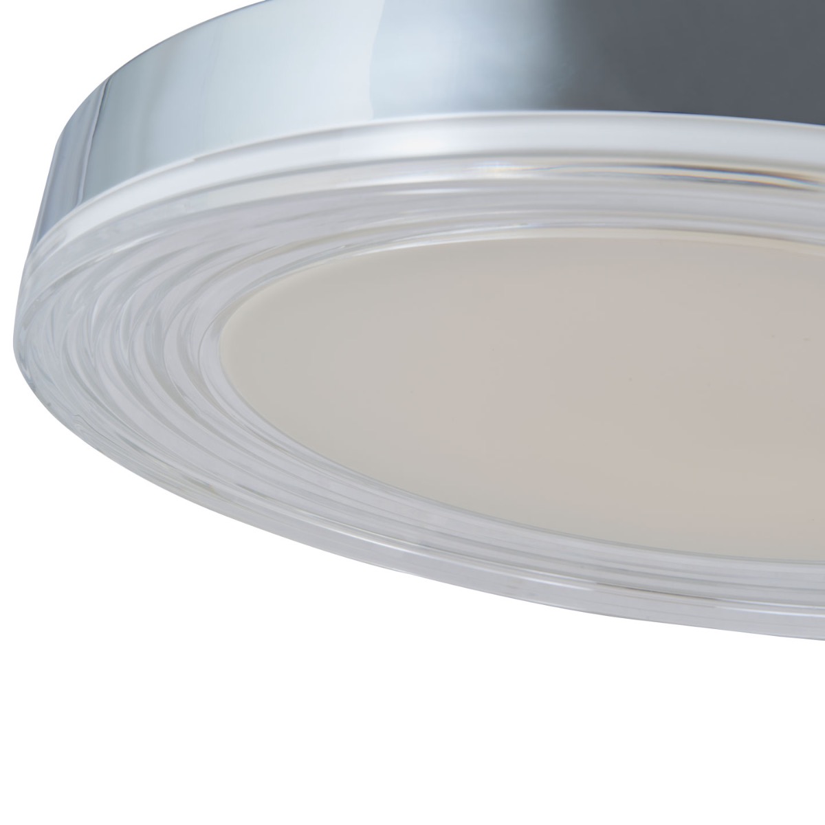 3CCT 20" Ribbed Acrylic Low Profile Flushmount - Image 2