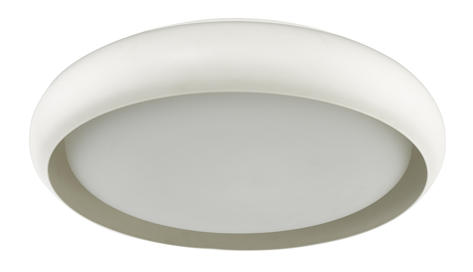 18" Curved Metal Frame with Opal Glass - Image 2