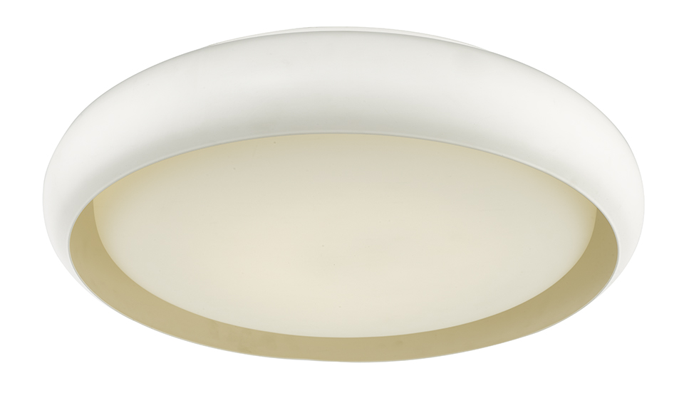 18" Curved Metal Frame with Opal Glass - Image 4