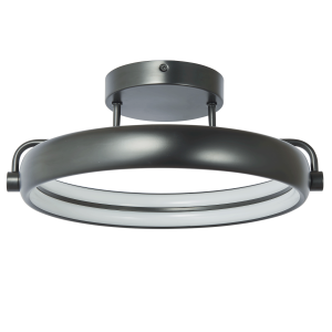 14" Dual LED Ring Flushmount - MB-Matte Black