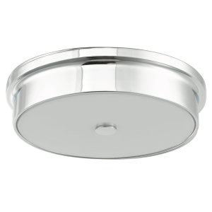 12" Opal Glass Flushmount - CH-Chrome