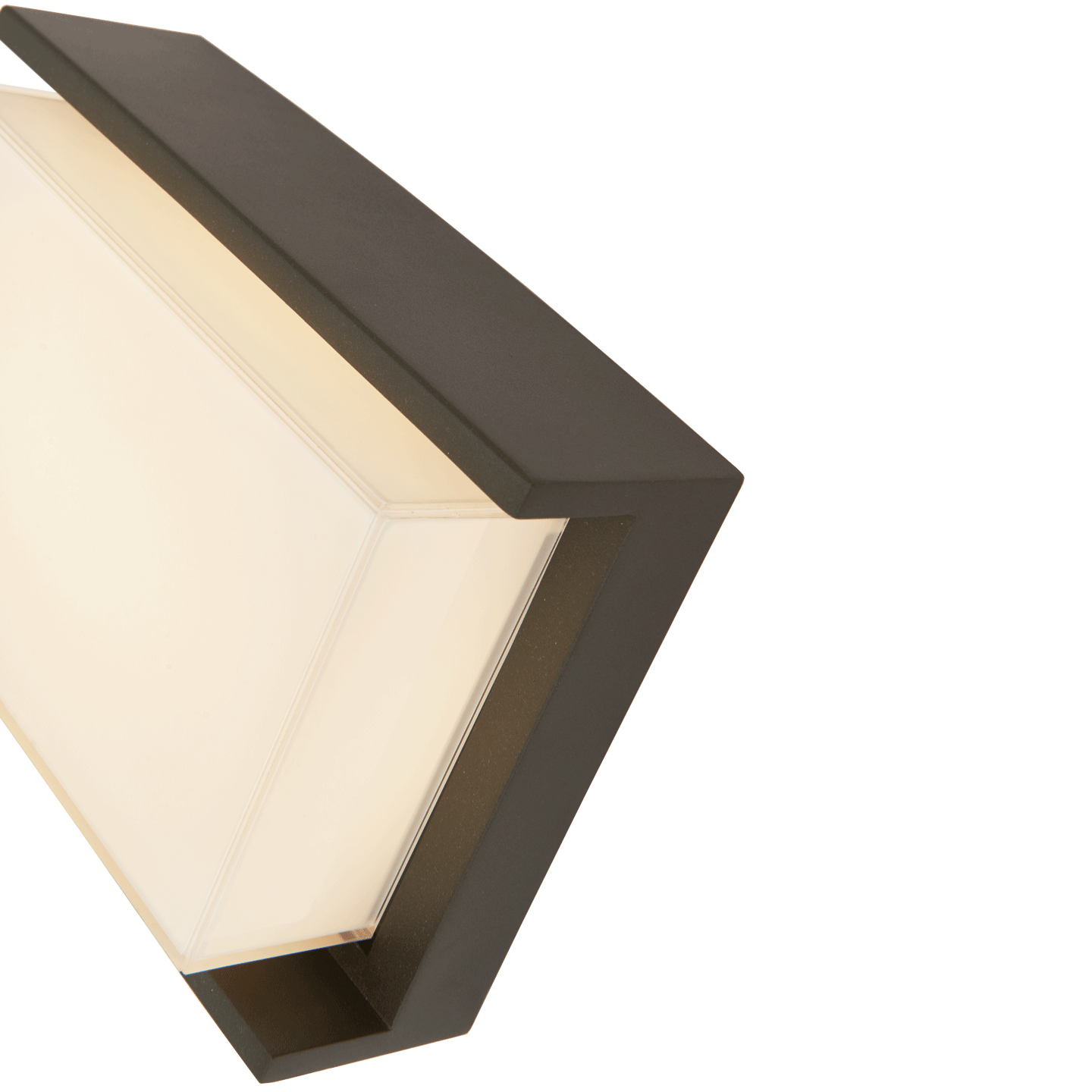 Small Wet Location Miter Glass Wall Fixture - Image 7