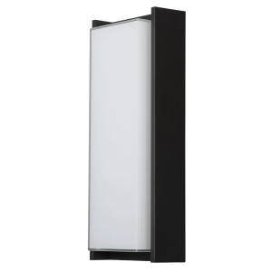 Large Wet Location Miter Glass Wall Fixture - MB-Matte Black