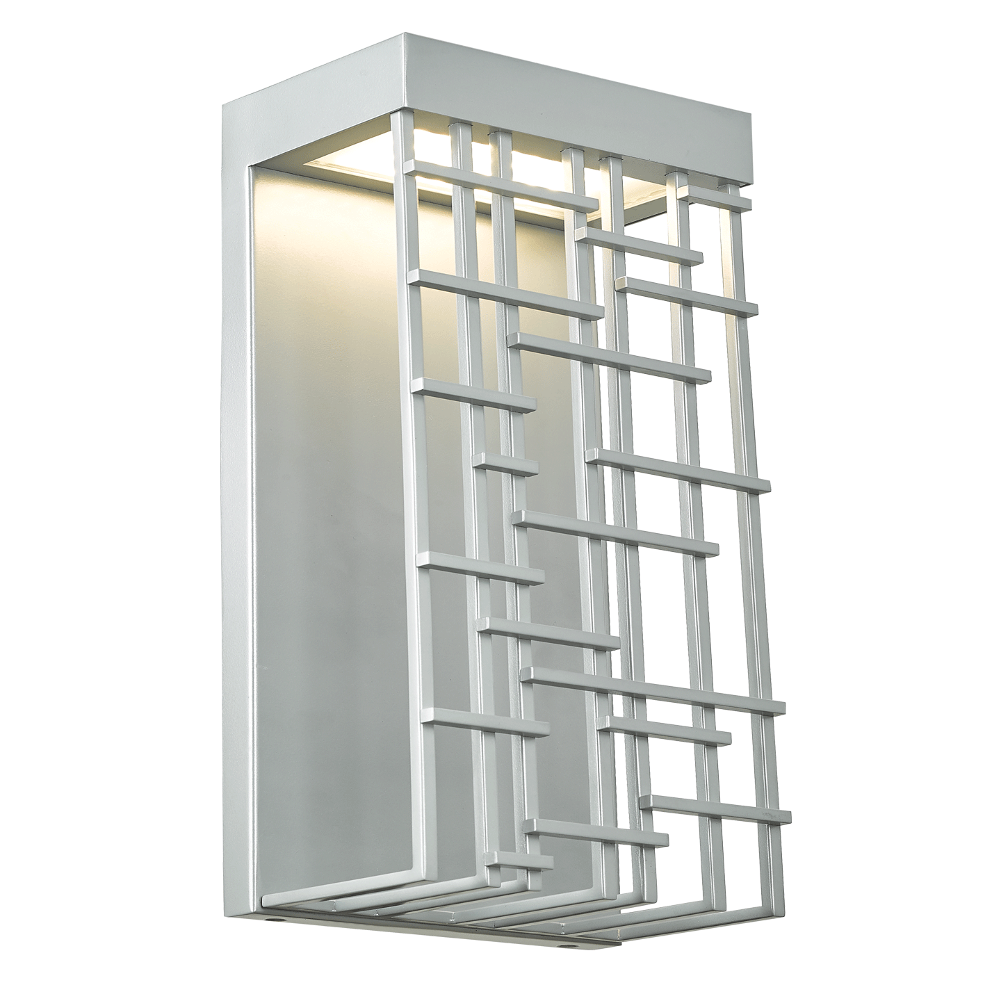 Small Wet Location Lattice Shade Wall Fixture - Image 2