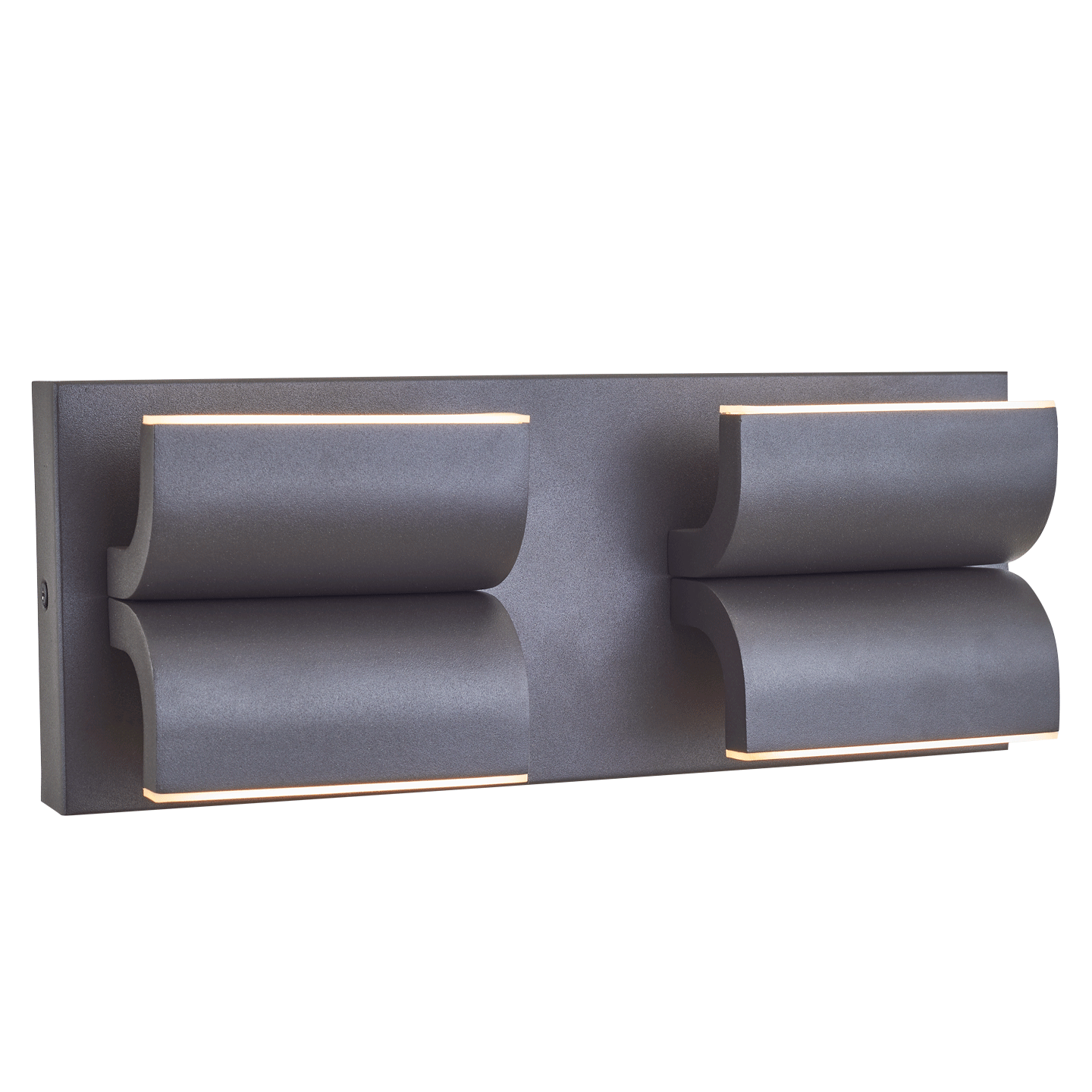 Wet Location 4 Light Curved Wall Fixture - Image 3