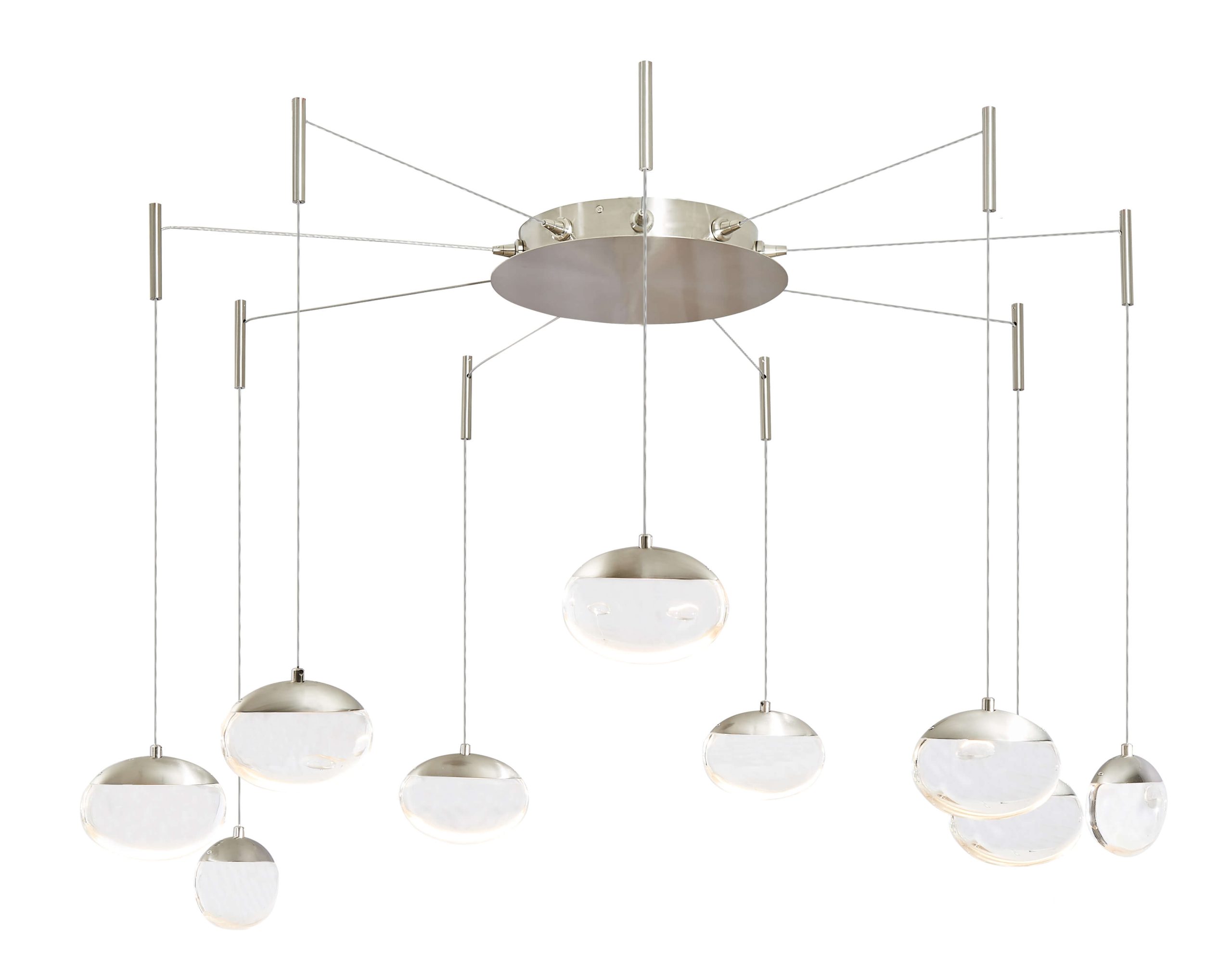 9- Light Pendant with Teardrop Glass - Image 2