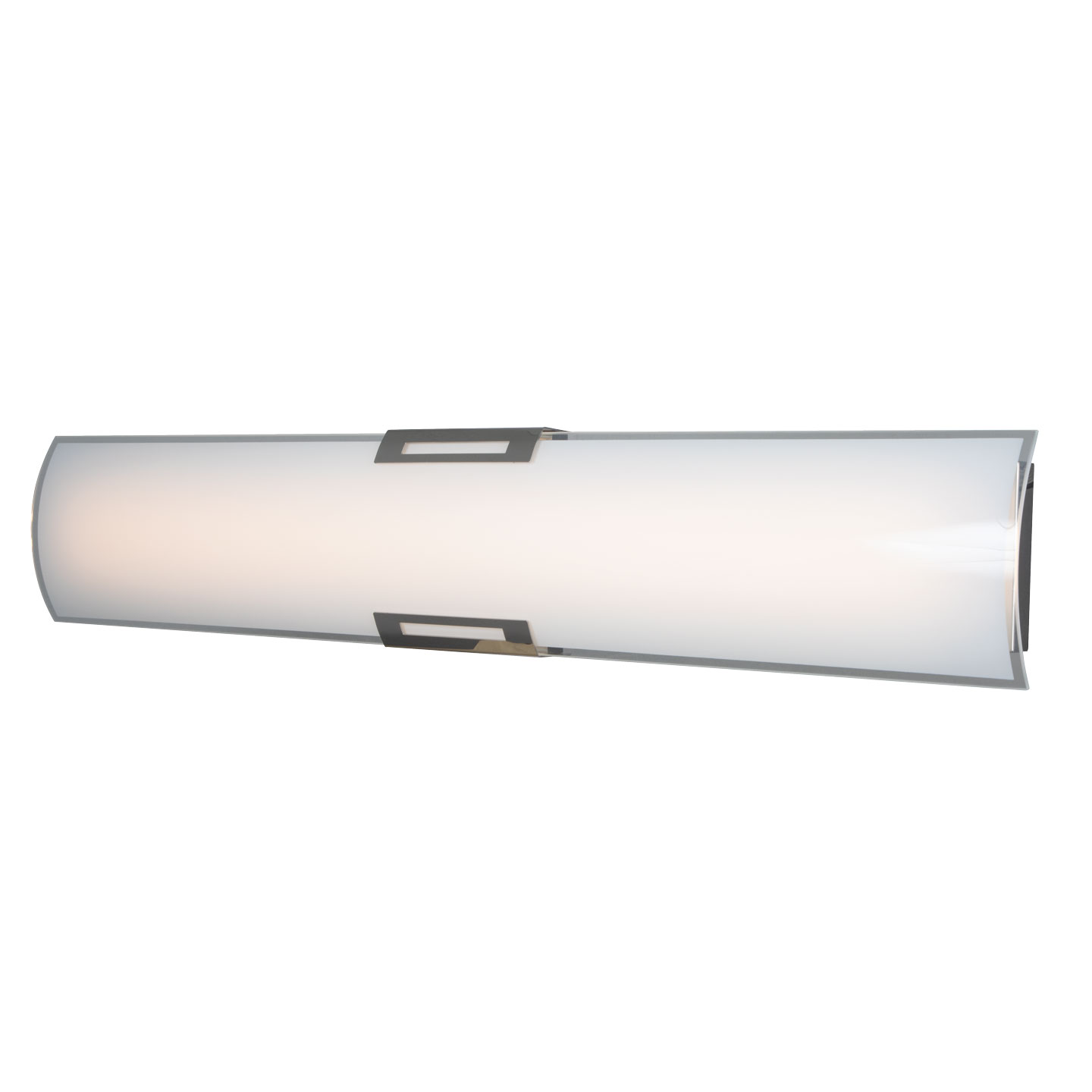 Curved Gass Panel LED Vanity